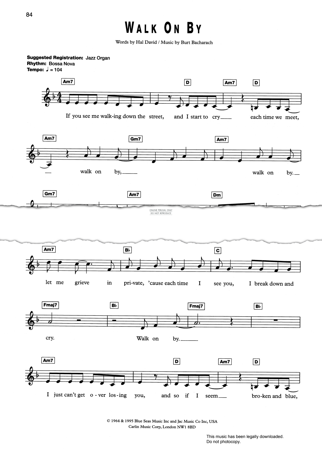 Product gallery: Page 1 of 1 Walk On By, Dionne Warwick