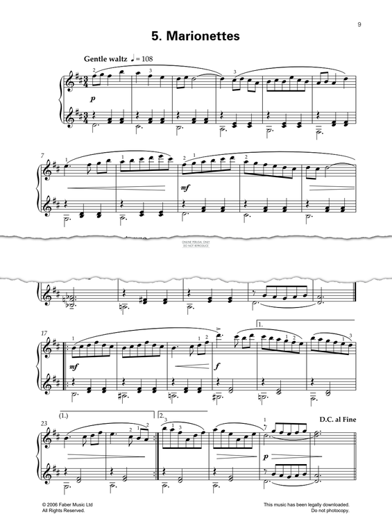 Produktgalerie: Seite 1 von 1 Marionettes, Pam Wedgwood, Klavier