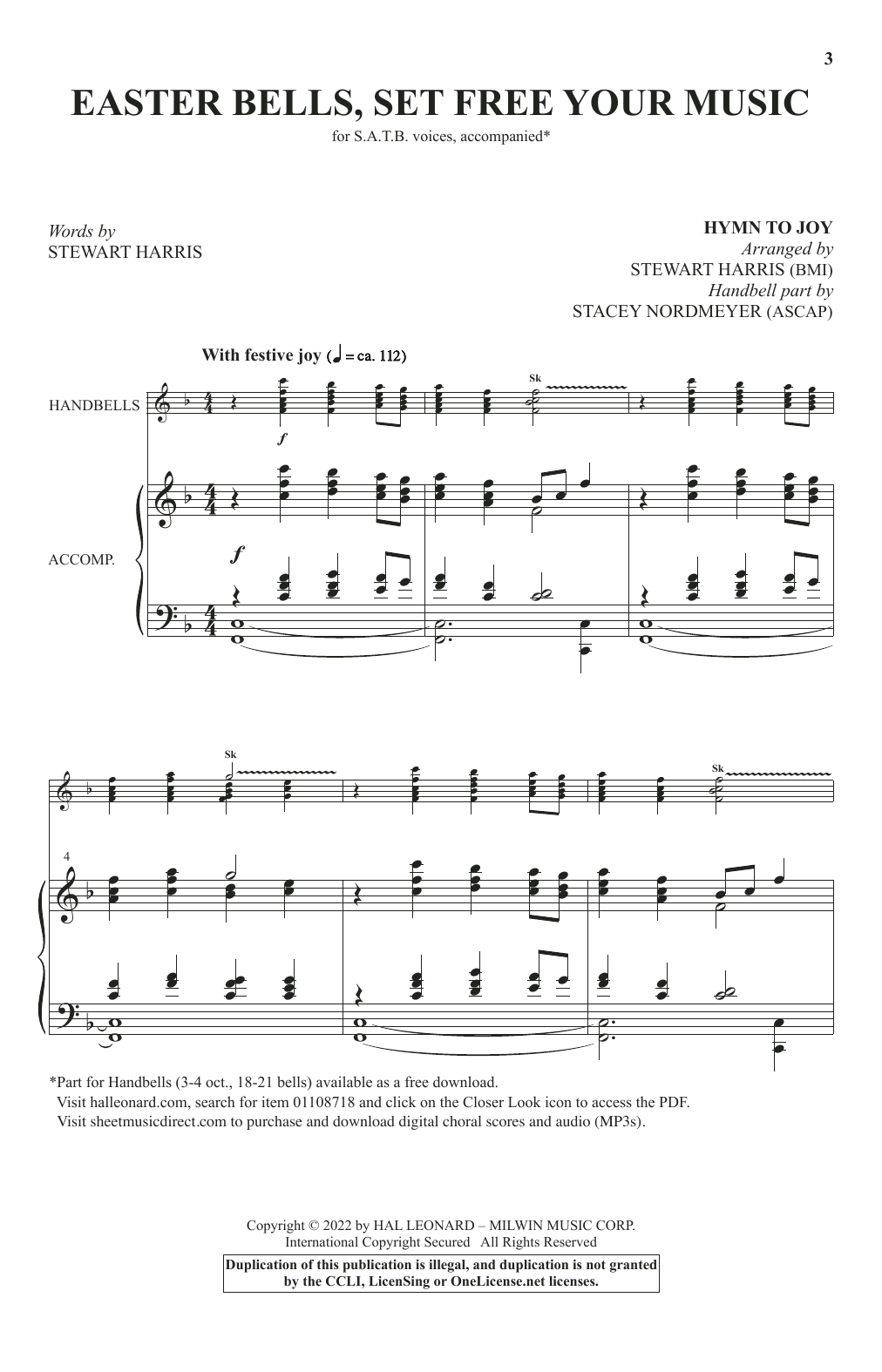 Produktbild zu: Easter Bells, Set Free Your Music