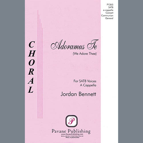 cover: Adoramus Te, Jordan Bennett, Chor