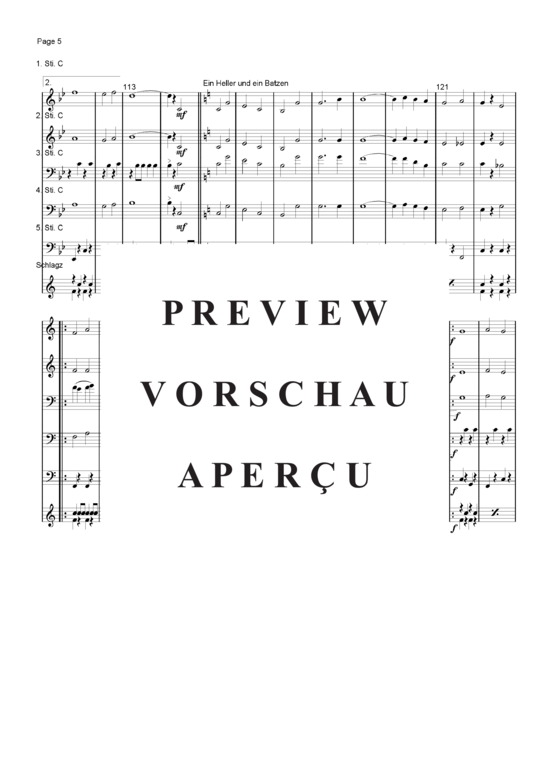 Produktgalerie: Seite 6 von 21 German-Marsch-Medley , Blasorchester Fatamo, (Blechbläser Quintett flexible Besetzung)