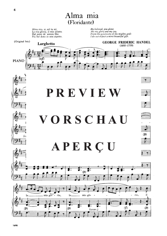 Product gallery: Page 2 of 3 Alma Mia, , Low Voice and Piano