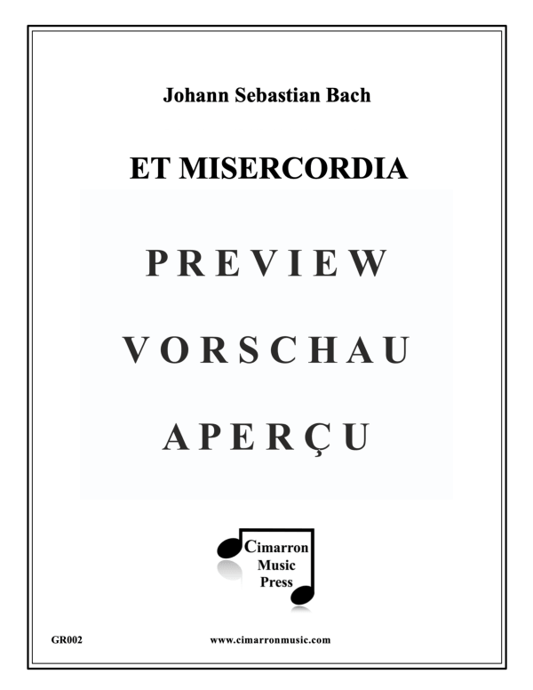 Produktgalerie: Seite 2 von 11 Et Misericordia, , BlechblÀser Trio und Klavier