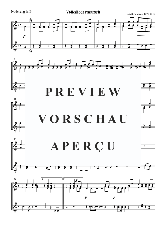 Product gallery: Page 4 of 5 Volksliedermarsch, , Trombone Choir