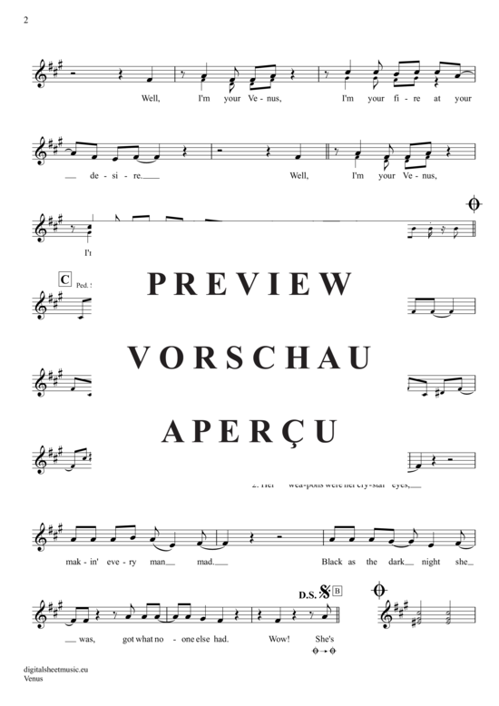 Produktgalerie: Seite 3 von 4 Venus , Shocking Blue, Trompete in B