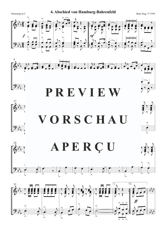 Product gallery: Page 2 of 5 Abschied von Hamburg-Bahrenfeld, , Trombone Choir