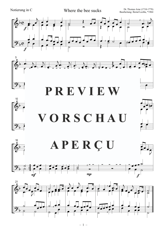 Produktgalerie: Seite 2 von 3 Where the bee sucks, , Posaunenchor