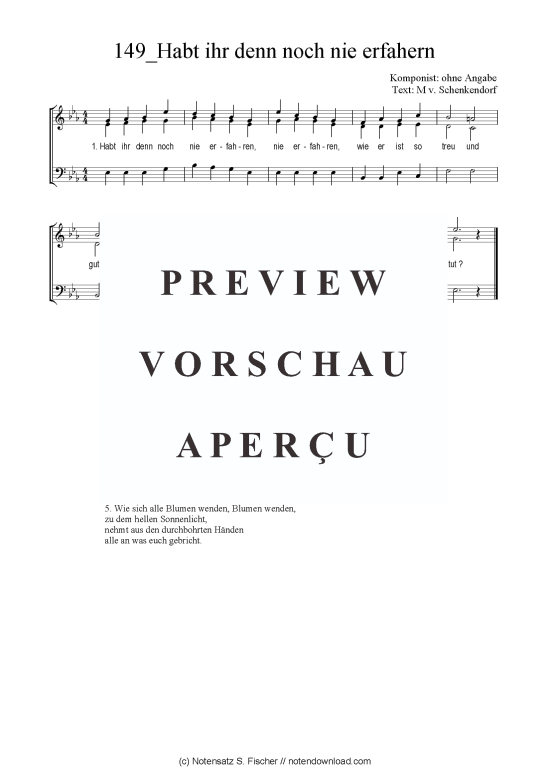 Product picture to: Habt ihr denn noch nie erfahern ohne Angabe / M v. Schenkendorf