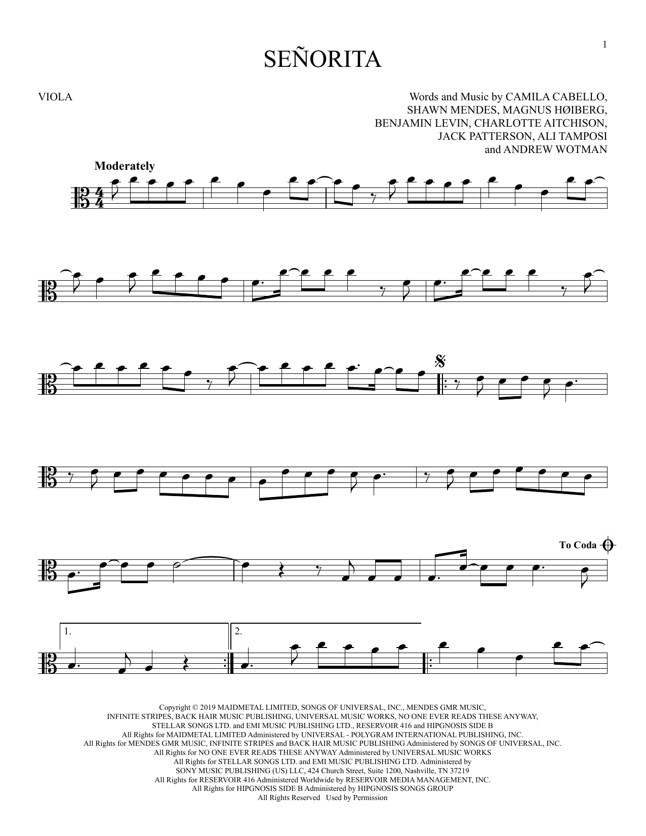 Product gallery: Page 1 of 1 Señorita, Shawn Mendes and Camila Cabello