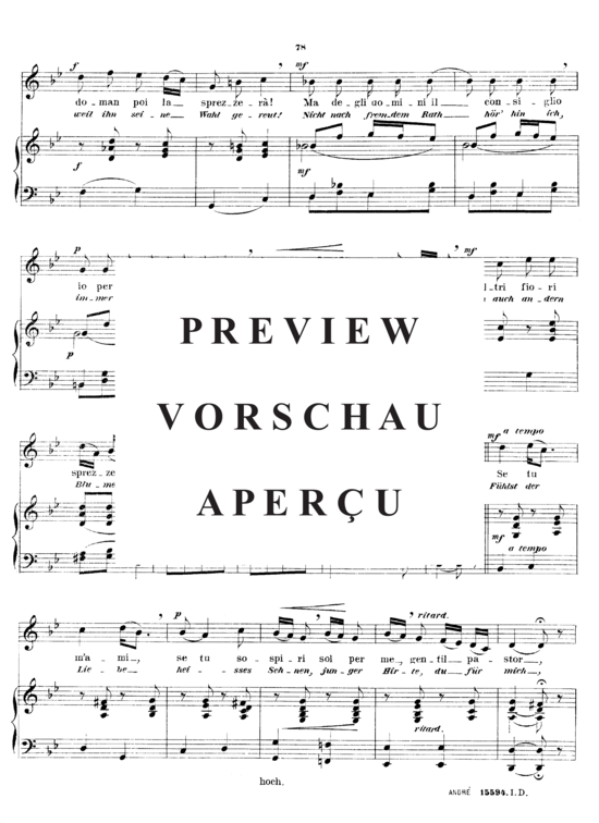 gallery: Se tu m´ami , Sieber Ferdinand, (Gesang hoch + Klavier)