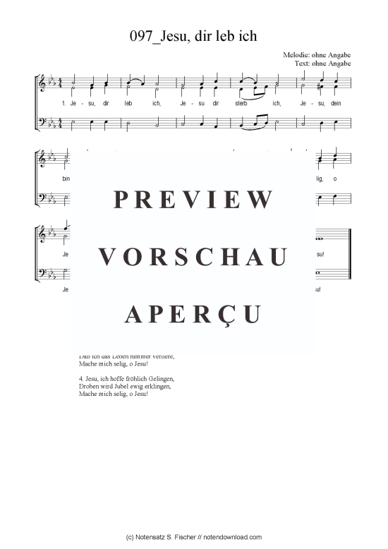 Produktbild zu: Jesu, dir leb ich 
