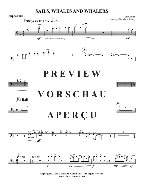 Product gallery: Page 16 of 21 Sails, Whales, and Whalers 3 Stücke , , (Tuba Quartet: 2x Baritone, 2xTuba)