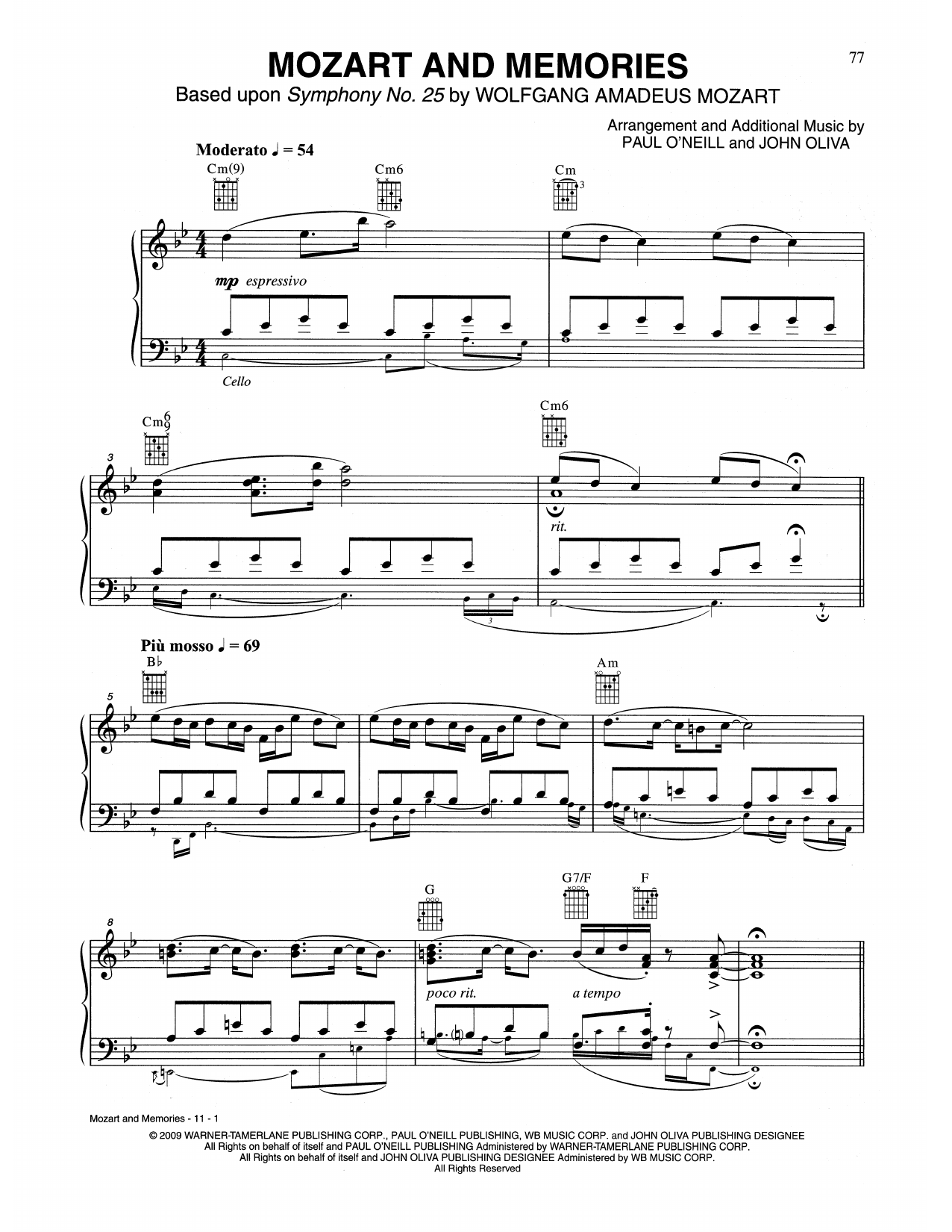 Product gallery: Page 1 of 1 Mozart And Memories, Trans-Siberian Orchestra