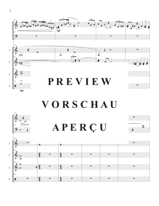 Product gallery: Page 7 of 21 Concerto for Marimba and Percussion Ensemble , , (marimba solo and 4-part percussion ensemble)