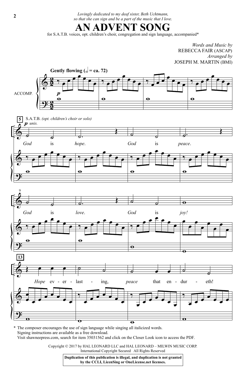 Product picture to: An Advent Song