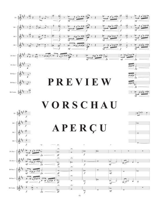 Product gallery: Page 21 of 21 Brom Bones , , (9-part clarinet choir)
