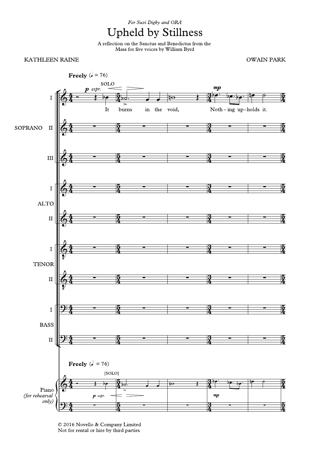 Produktbild zu:  Upheld By Stillness - Owain Park