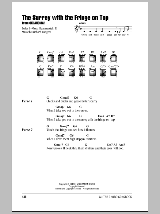 Produktbild zu: The Surrey With The Fringe On Top (from Oklahoma!)