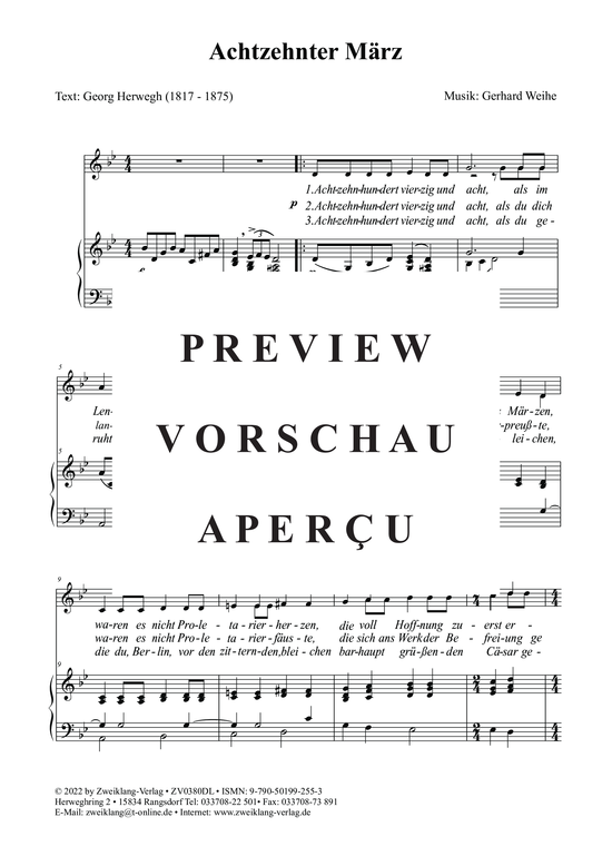 gallery: Achtzehnter März , , (Gesang + Klavier)