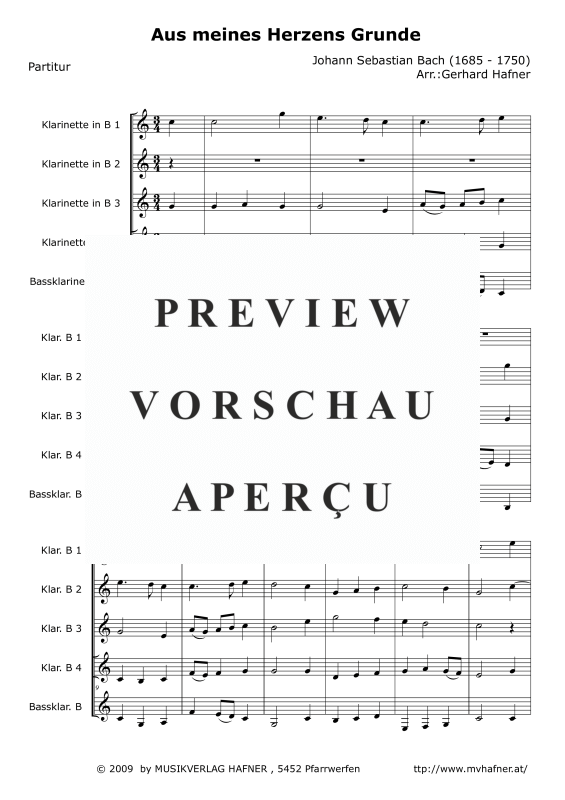 gallery: Aus meines Herzens Grunde, , (Clarinet Quintet)