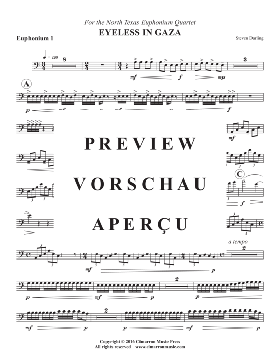 Product gallery: Page 9 of 21 Eyeless in Gaza , , (Euphonium Quartet)