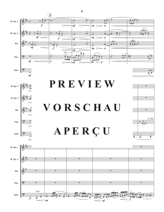 Produktgalerie: Seite 8 von 19 Overture la Parodie , , (Blechbläserquintett)