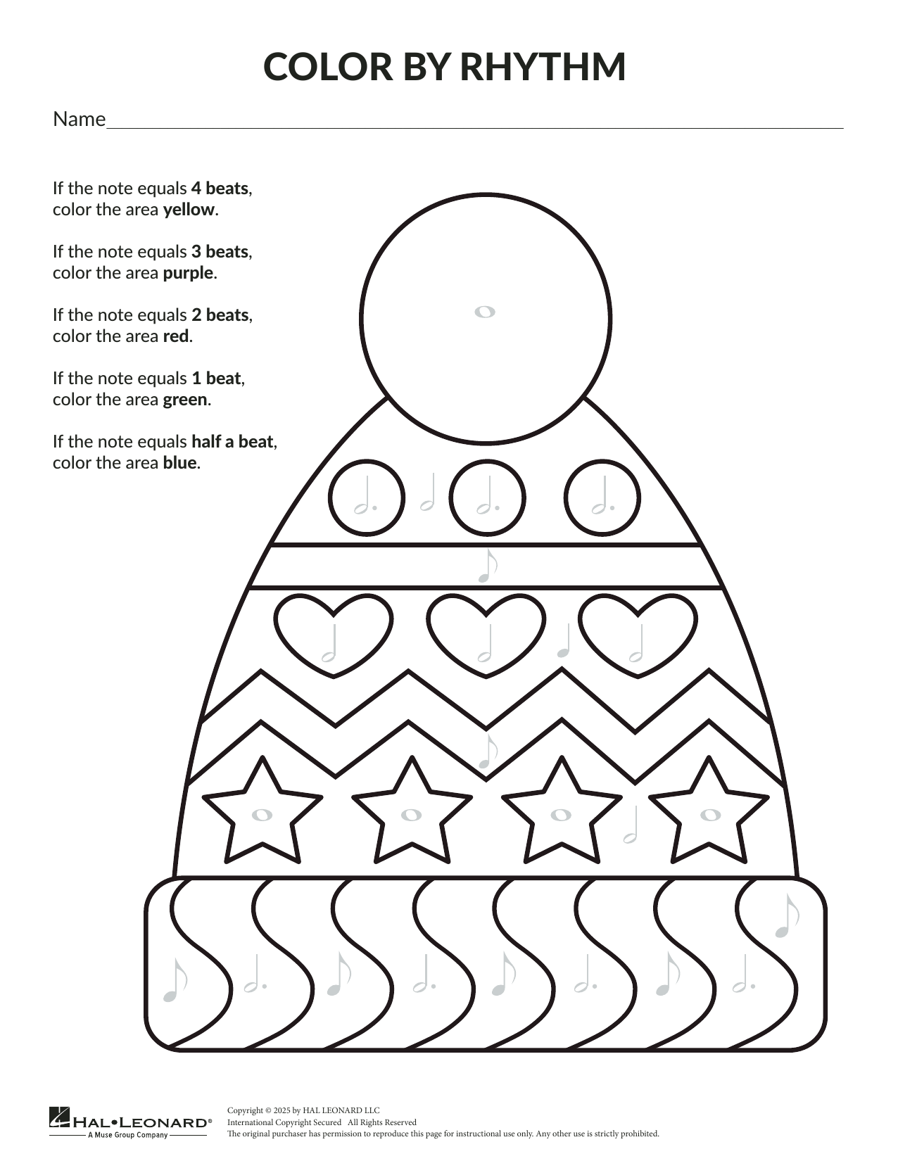 Produktgalerie: Seite 1 von 1 Holiday Color By Rhythm: Toque, Brittany McCorriston