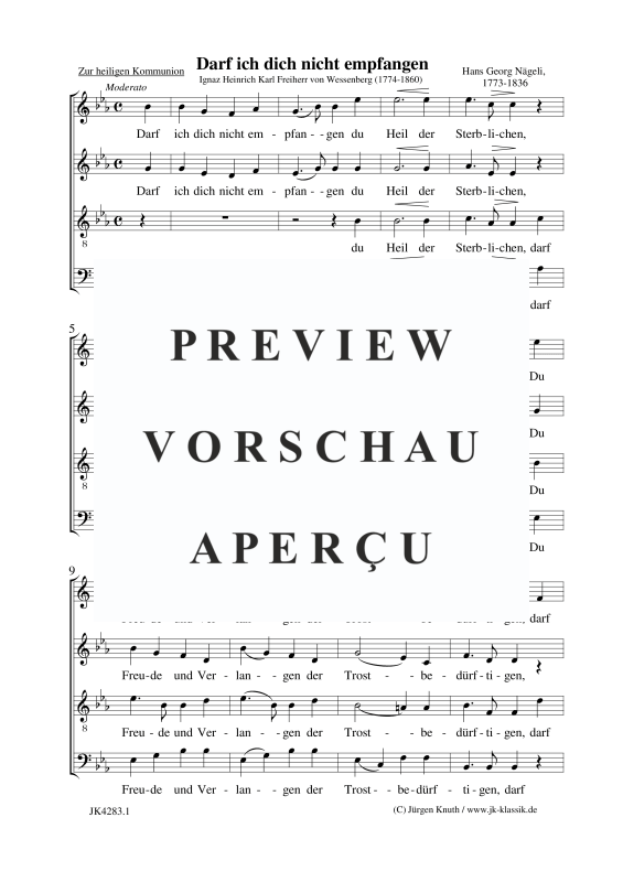 Produktgalerie: Seite 2 von 6 Darf ich dich nicht empfangen, , Gemischter Chor