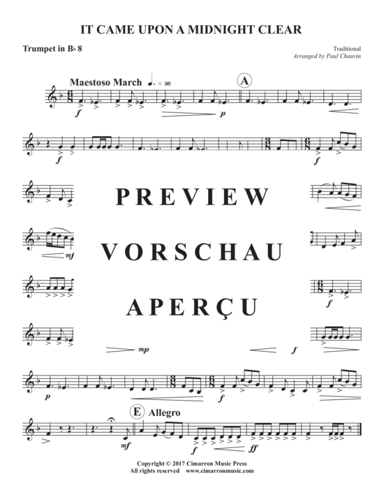 Product gallery: Page 13 of 14 It Came Upon a Midnight Clear , , (Trumpet ensemble 1-9 trumpets)