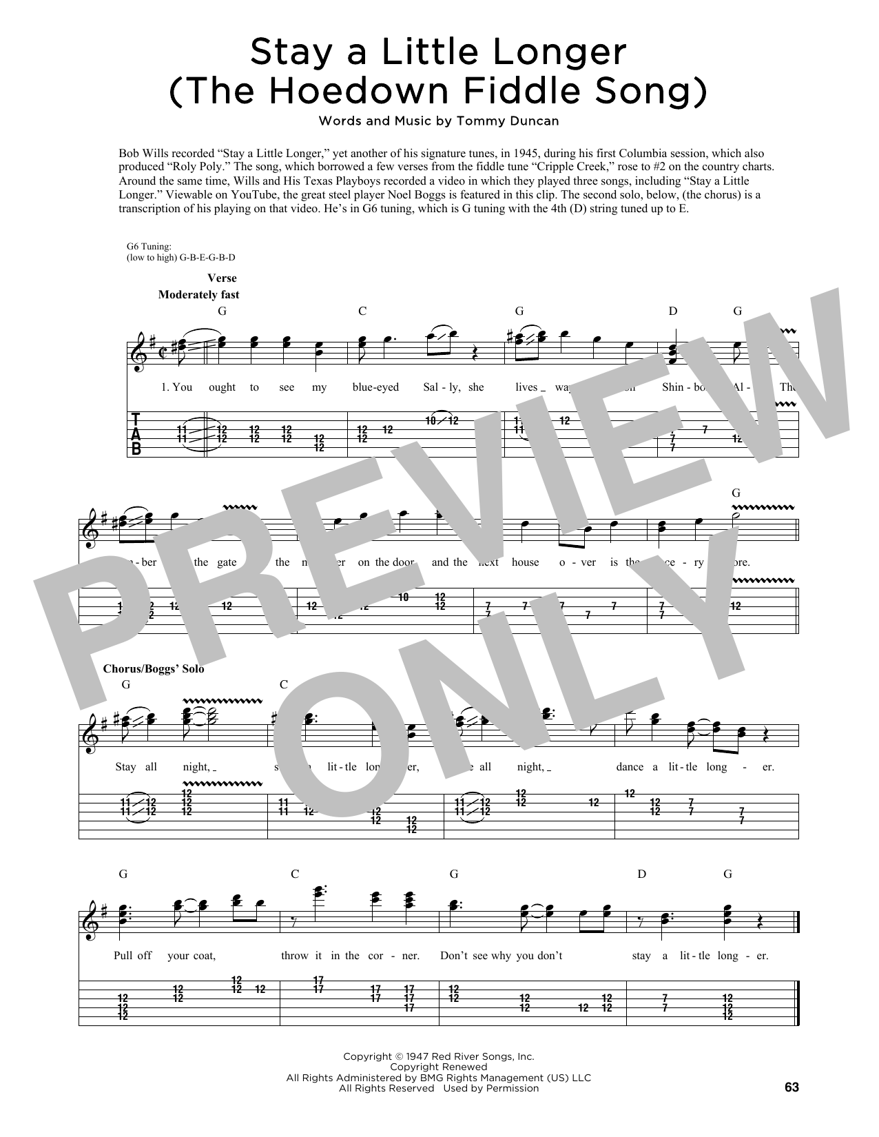 Produktbild zu: Stay A Little Longer (The Hoedown Fiddle Song) (arr. Fred Sokolow)