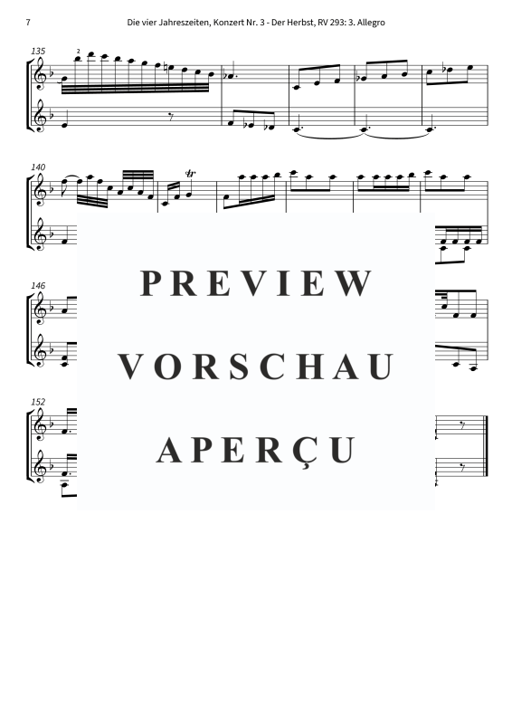 gallery: Die vier Jahreszeiten, Konzert Nr. 3 - Der Herbst - 3. Allegro, The Twiolins, (Duett 2x Violine)