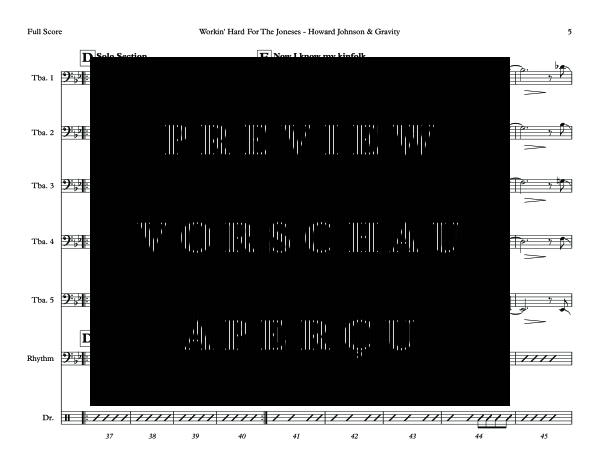 Produktgalerie: Seite 11 von 11 Workin´ Hard for the Joneses, , (Tuba Ensemble 5x Tuba und Combo Band)