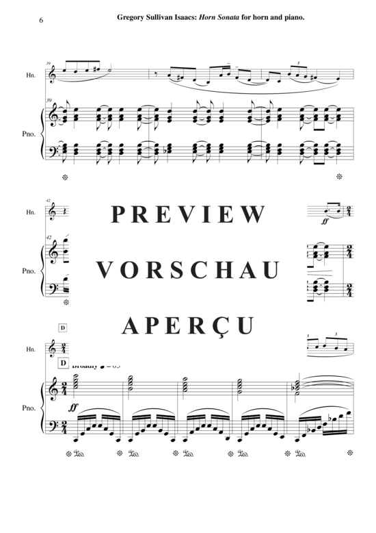 Produktgalerie: Seite 7 von 21 Horn Sonata , , (Horn in F + Klavier)