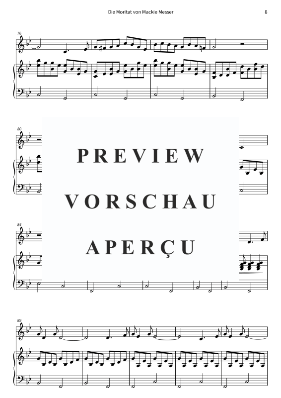 gallery: Die Moritat von Mackie Messer, , (Oboe und Klavier)