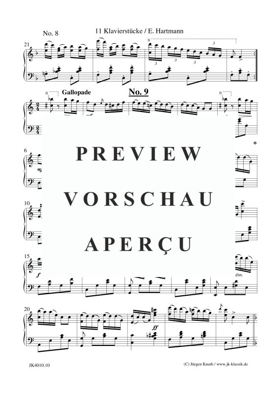 gallery: Klavierstücke No.1 , , (Klavier Solo)
