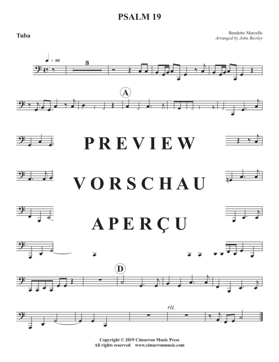 gallery: Psalm 19 , , (Blechbläser Quintett)
