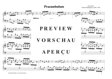 gallery: Orgelstücke, 9 Pastorell, 2 Pastorella, Praeambulum , , (Orgel/Klavier Solo)