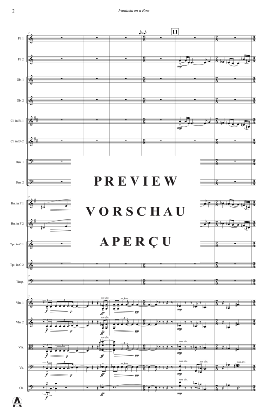 Produktgalerie: Seite 5 von 21 Fantasia on a Row , , (Orchester)