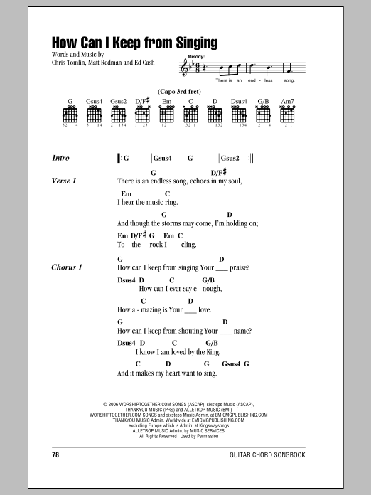 Produktbild zu: How Can I Keep From Singing