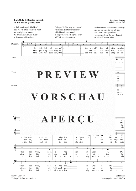 Product gallery: Page 8 of 11 Der gantz Psalter Davids, Bd. 2, Psalm 31 - 60, , (mixed choir)