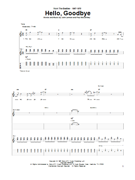 Produktbild zu: Hello, Goodbye
