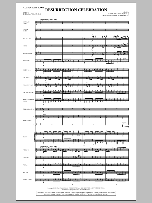 Product picture to: Resurrection Celebration - Full Score