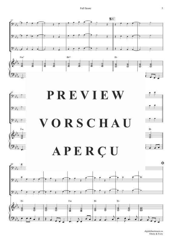 Produktgalerie: Seite 4 von 11 Ebony And Ivory, McCartney, Paul/Wonder, Stevie, (Posaunen Trio + Klavier)