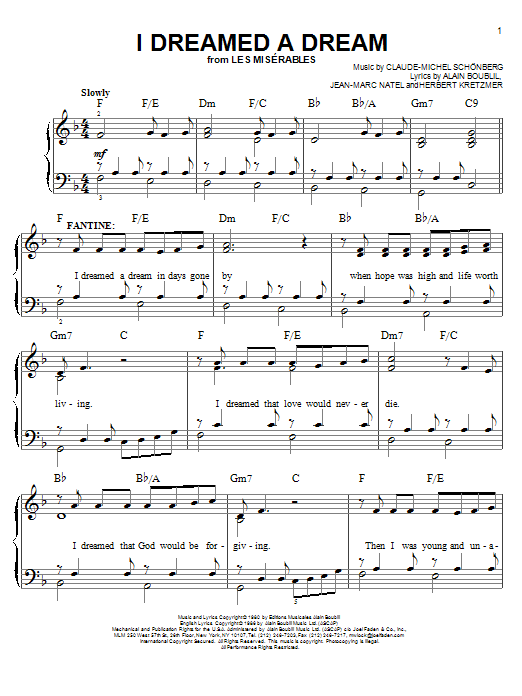 Produktbild zu: Les Miserables Easy Piano Movie Pack featuring Suddenly