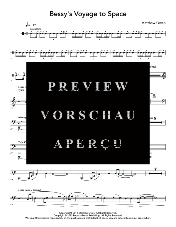 Product gallery: Page 6 of 8 Bessy´s Voyage to Space, , (Tuba Solo Electronics)