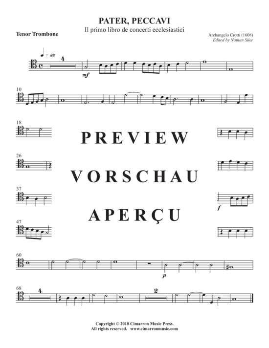 Product gallery: Page 9 of 11 Pater, Peccavi , , (Ensemble for alto, flugelhorn, 3x trombone + BC)