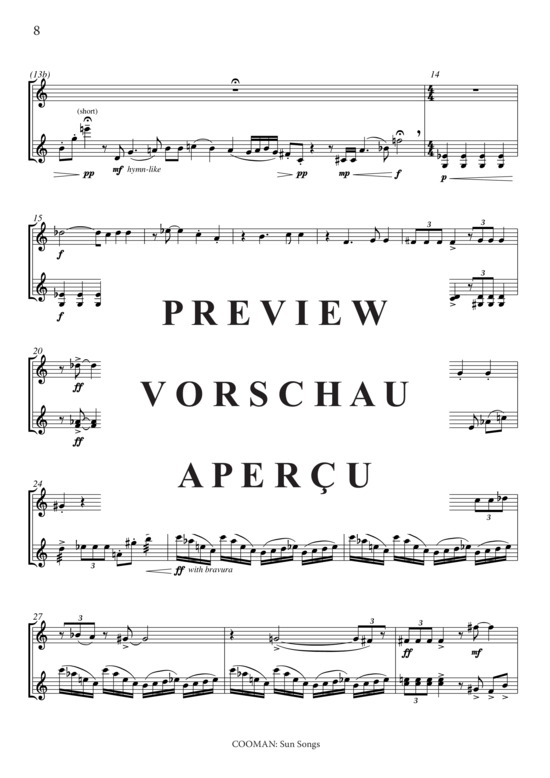 Product gallery: Page 9 of 10 Sun Songs , , (trumpet + violin)