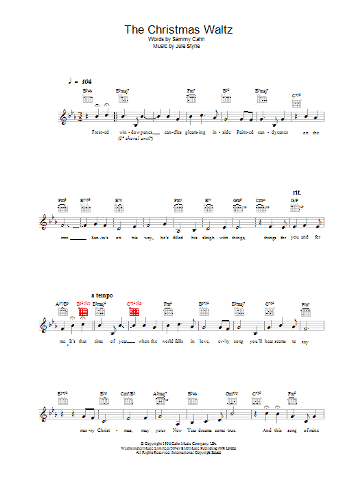 Product gallery: Page 1 of 1 The Christmas Waltz, Doris Day