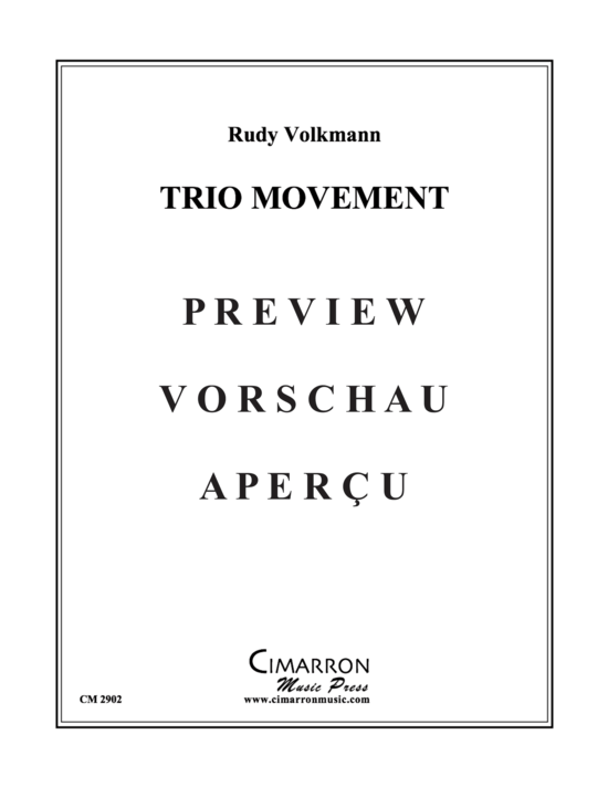 Product gallery: Page 2 of 13 Trio Movement , , (flute, oboe, clarinet)