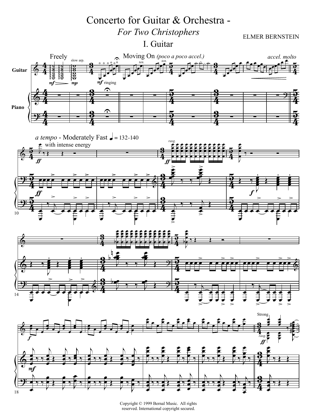 Product picture to: Concerto For Guitar And Orchestra - For Two Christophers